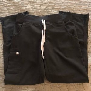 Figs Kade XSP black pants, GUC